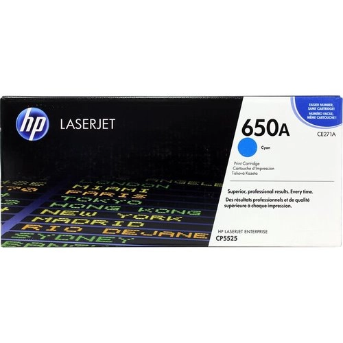 Картридж HP  CE271A, 650A