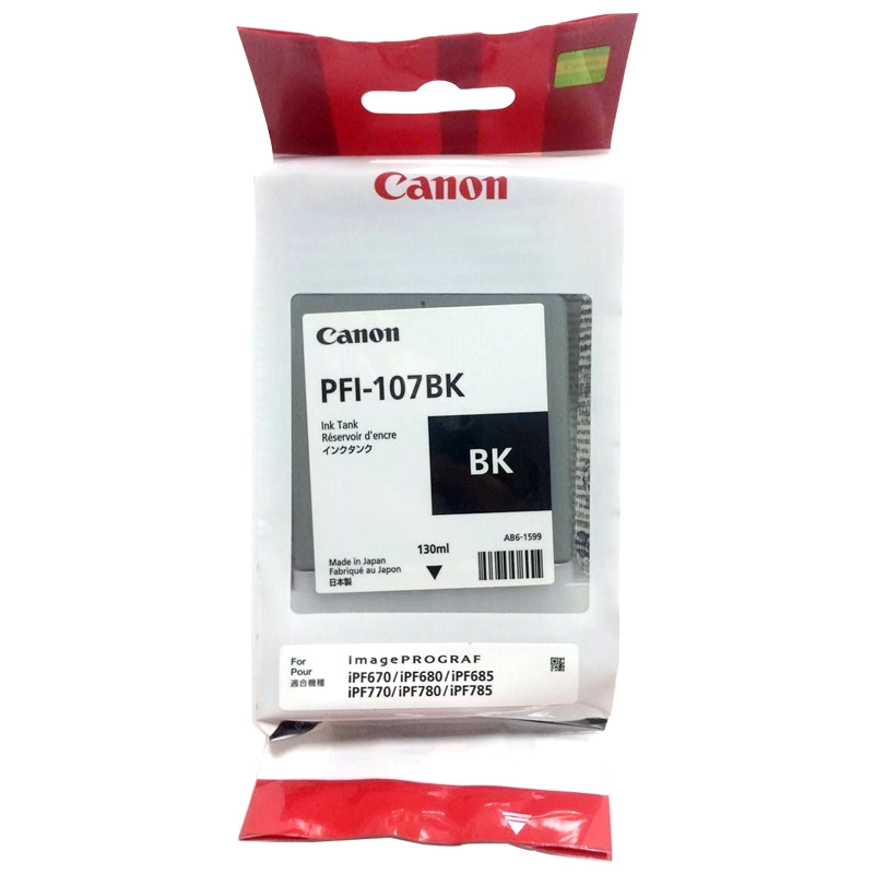Картридж Canon  PFI-107BK, 6705B001