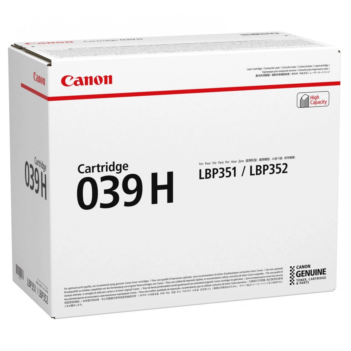 Картридж Canon  039H, 0288C001