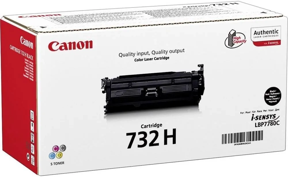 Картридж Canon  732H Bk, 6264B002