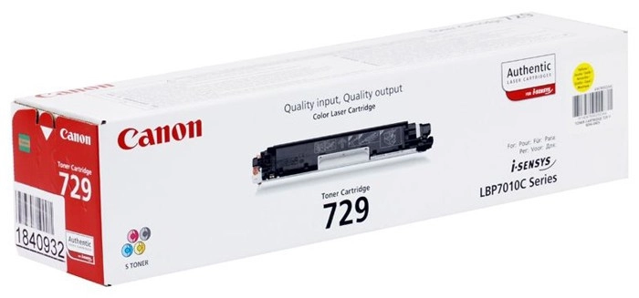 Картридж Canon  729 Y, 4367B002