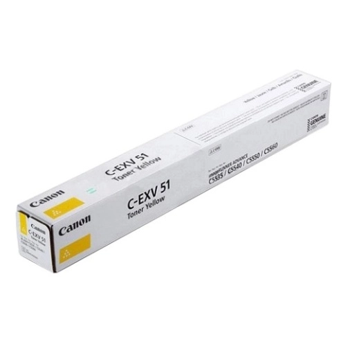 Картридж Canon  C-EXV51 Toner Y, 0484C002