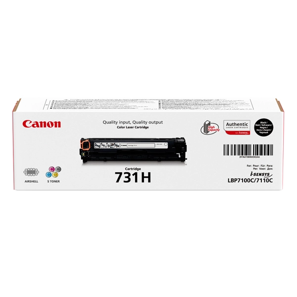 Картридж Canon  731H Bk, 6273B002