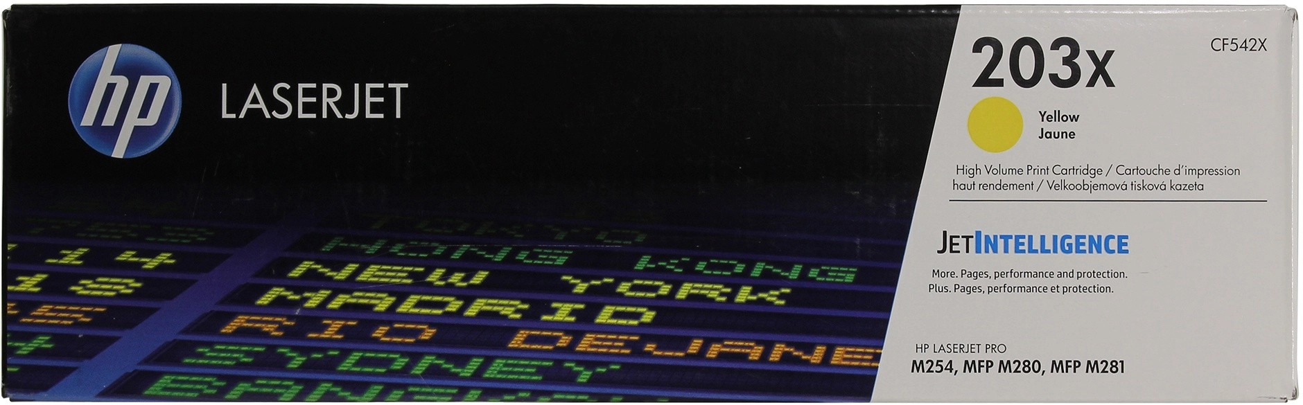 Картридж HP  CF542X, 203X