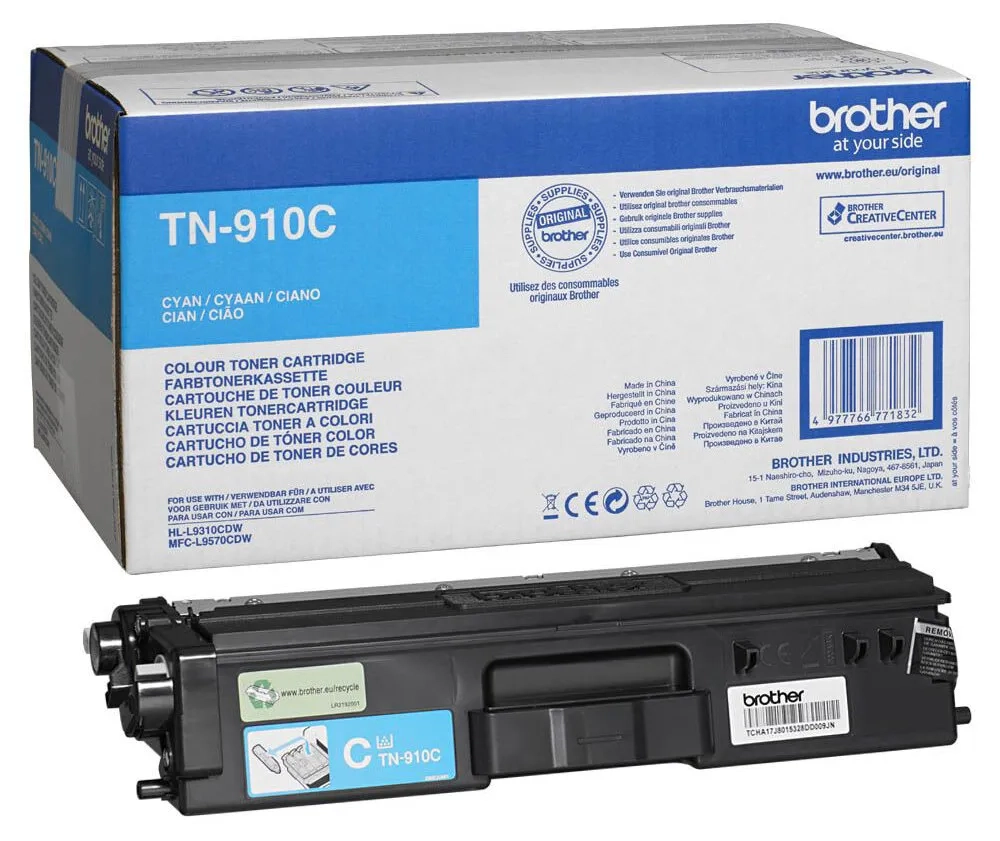 Картридж Brother  TN-910C