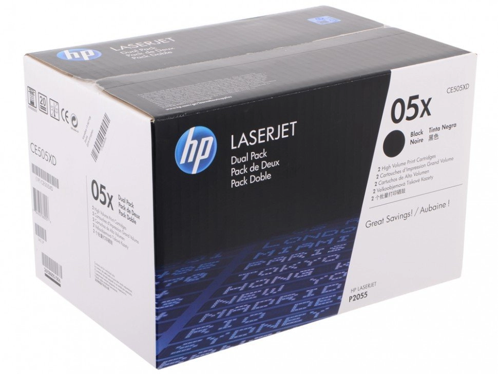 Картридж HP  CE505XD
