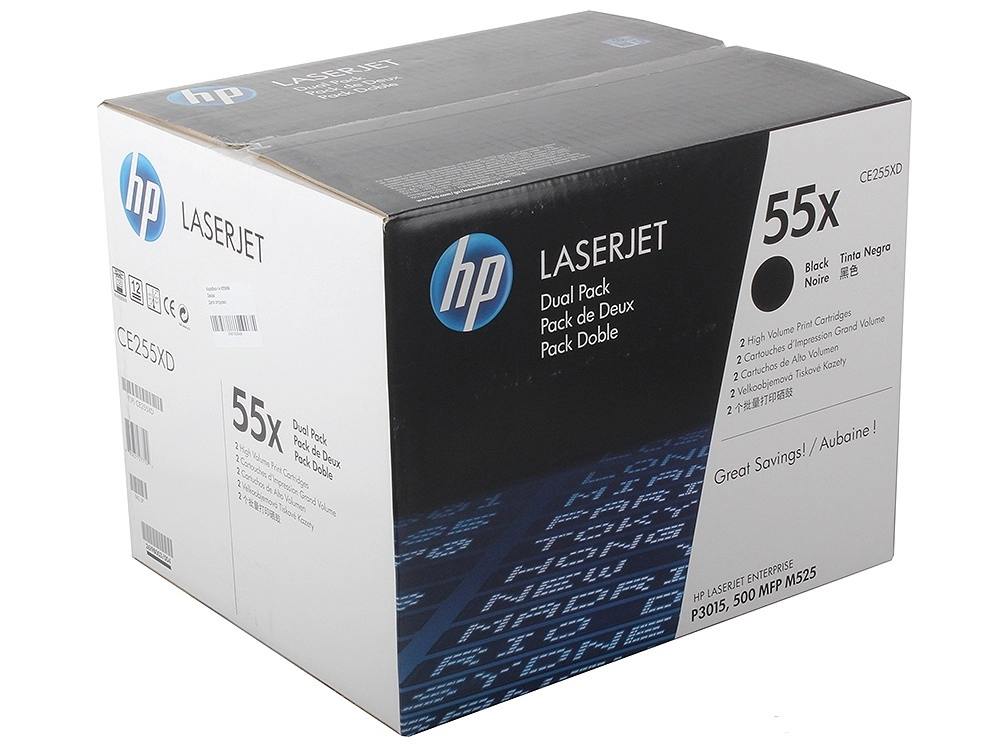 Картридж HP  CE255XD