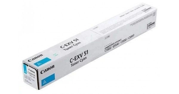 Картридж Canon  C-EXV51 Toner C, 0482C002