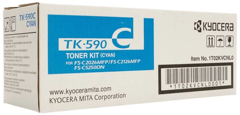 Картридж Kyocera  TK-590C, 1T02KVCNL0