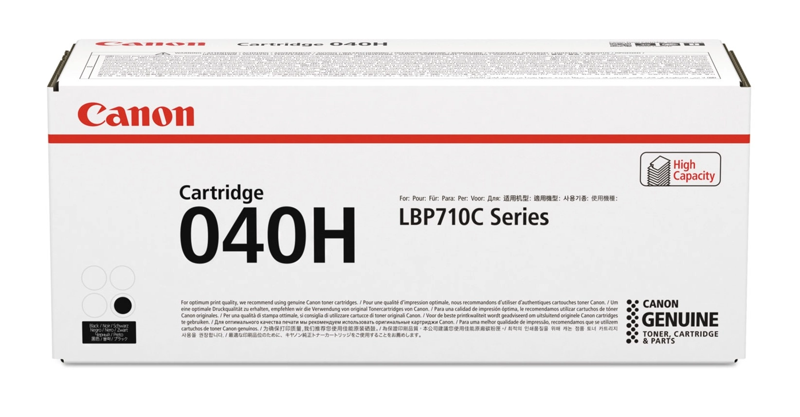 Картридж Canon  040H Bk, 0461C001