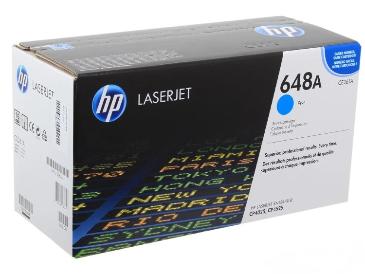 Картридж HP  CE261A, 648A