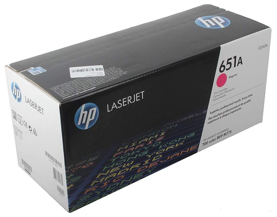 Картридж HP  CE343A, 651A